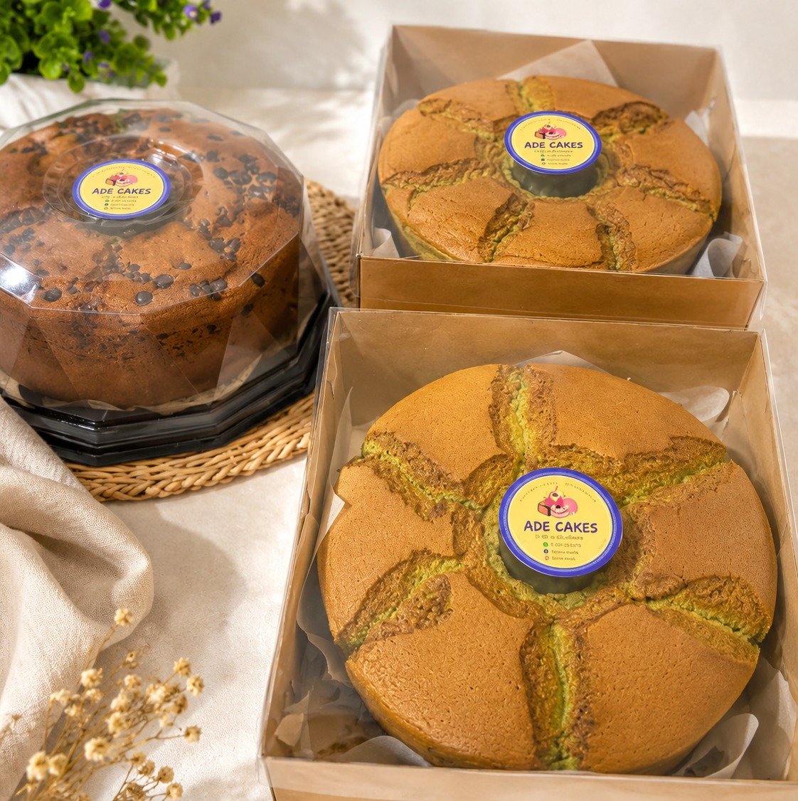 Classic Sponge Cake - 16cm